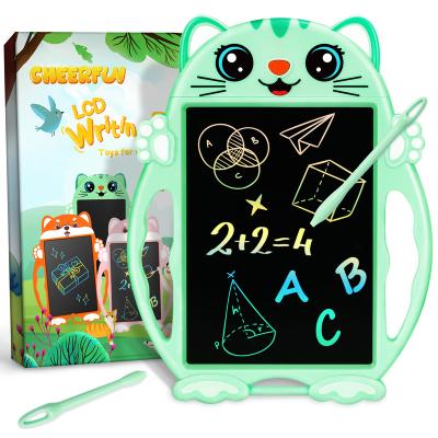 China Cheerfun Cat Tablet Lcd Writing Tablet Multicolor Drawing Cartoon Style Electronic Drawing Toys For Children for sale