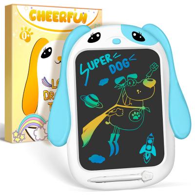 China 2022 New Digital LCD Drawing Tablet Children Toddler Cartoon Doodle Electronic Board Cute Blue Home Gift Set School 10 Inch for sale