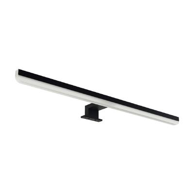 China Modern Black European Standard Aluminum And PMMA Light For Bathroom Furniture for sale