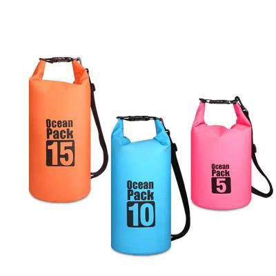 China Outdoor Waterproof Dry Bag Backpack PVC Tarpaulin Survival Backpack Water Sports Waterproof Dry Bag for sale