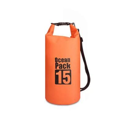 China PVC Plastic Waterproof Custom Bag 2L 10L 15L 20L 30L Dry Bag Drifting Camping Hiking Hiking Ocean Sports Dry Bag for sale