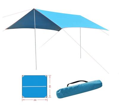 China Waterproof Hammock Tent Rain Cover Tarp Sunshade Waterproof Camping Rain Tarp for sale