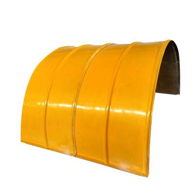 China Construction worksÂ   Most Economical Heavy Duty Galvanized Steel Base Plate Conveyor Belt Cover Hood for sale