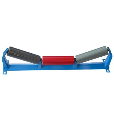 China High Quality Steel Conveyor System Impact Equal Troughing Conveyor Roller Assembly for sale