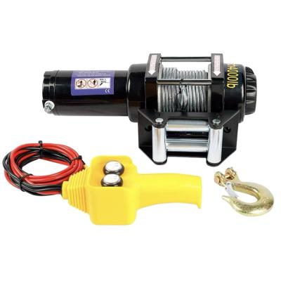 China Durable / Safe 100m Small Rope DC 12v 24v Electric Hoist Winch For Sale for sale