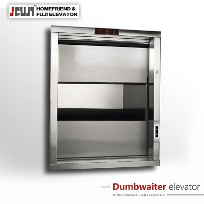 China Loading type dumbwaiter food ISO CE VVVF dumbwaiter lift AC drive lift / dumbwaiter lift /dumbwaiter cost for sale