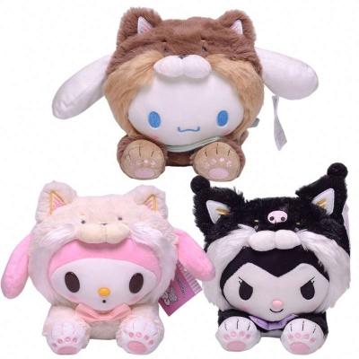 China Fasion 28Cm Cartoon Stuffed Kuromi Animals Custom Cinnamoroll Melody My Charm Anime Soft Dolls Soft Toys Plush Toy for sale