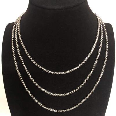 China Hiphop Stainless Steel Bead Chain 316 Necklace High Quality Factory Promotion Wholesale Direct Sales Price for sale