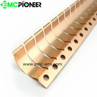 China MRI Room EMCPIONEER RF Armature Beryllium Copper Finger Strip Beryllium Copper Finger for MRI Shielding Door for sale