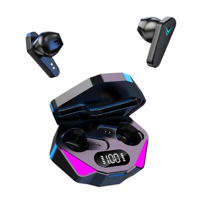 China New Design Stereo True Voice BT5.0 Wireless Earbuds Gaming Earphone Earbuds Stable Stereo Auxiliary Wireless Connection for sale