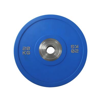 China Durable Gym Equipment Barbell Plate Custom Free Weights Bumper Plate for sale