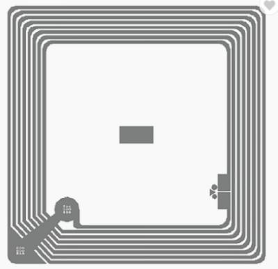 中国 ISO 15693 HF NFC 13.56mhz RFIDのステッカーの札、塗被紙が付いているHFの図書館のラベル、RFIDの本のラベル 販売のため