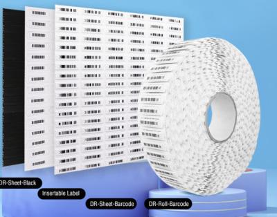 중국 3 Chips AM 58KHz Soft Security EAS Anti Theft Label Plastic Case , 2 chip AM label in sheet 판매용