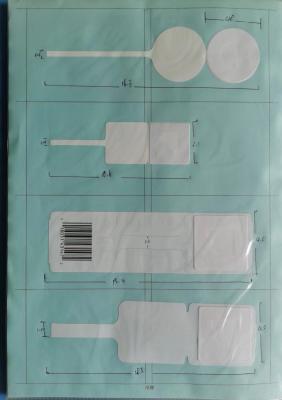 Chine Best Price 8.2mhz security sticker RF Sticker Barcode EAS Label 8.2mhz RF Alarming Tag EAS RF Label à vendre