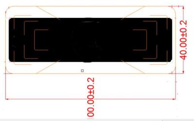 Chine UHF RFID Windshield tamper proof label LAB144N , UHF RFID paper label , RFID label for car management à vendre