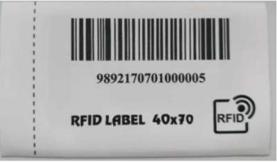 China Polyester RFID etikettiert für Kleider 40*70mm zu verkaufen