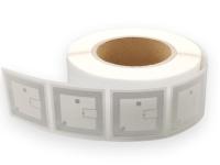Κίνα Τσιπ 50X50mm ICODE SLIX ετικέττες ετικετών 13.56MHz RFID για τη διαχείριση βιβλίων βιβλιοθήκης προς πώληση