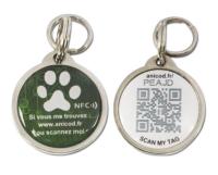 China Epoxy Pet RFID Hard Tag NFC Zinc Alloy With Access Control System for sale