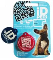 China Anti ETIQUETA perdida impermeável do animal de estimação da cola Epoxy RFID do QR Code 213 da etiqueta de cão do RFID à venda