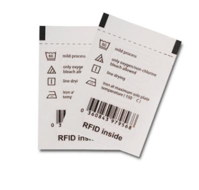 China Des Polyester-programmierbare RFID Frequenz Sorgfalt-des Aufkleber-R6P 960MHZ zu verkaufen