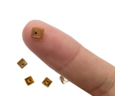 Chine 213 l'étiquette micro 10cm de l'étiquette 5x5mm FPC d'à haute fréquence Chip Passive Soft Mini Rfid a lu la gamme à vendre