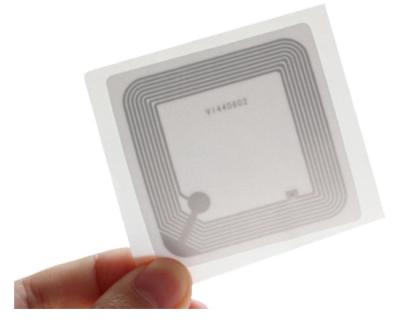 China 50x50mm Protokoll ISO15693 RFID beschriften Umbauten mit klebender Rückseite zu verkaufen