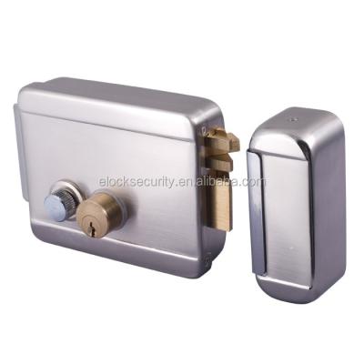 China 12V lock, double cylinder, nickel plating 148 x 107 x 55mm electric control for sale