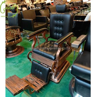 China 2019 Fashionable Vintage Room Chairs Barber Chair Barber Chair Hair Salon Design Hydraulic Hair Room Chair for sale