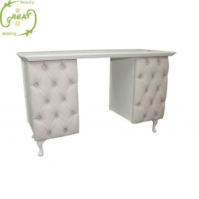 China Large Eco-friendly Foshan Nail Salon Furniture Cheap Nail Table Manicure Table For Sale for sale