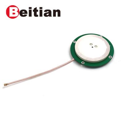 China Beitian Internal Ceramic Patch Gps Active High Gain Antenna With IPEX RG178 Cable 10.0CM BT-4510F 56mm*7.7mm for sale