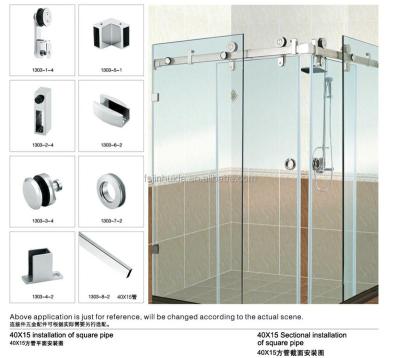 China Modern Double Door Shower Room Series For Shower Glass Door for sale