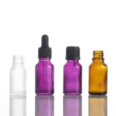 China Personal Care 5ml 10ml 20ml 50ml Essential Oil Dropper Essential Oil Boston Glass Bottle With Dropper Sprayer Screw Cap for sale