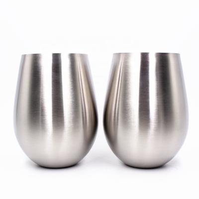 China SUS304 Disposable Premium Liquor 550ml Stainless Steel Wine Cup for sale