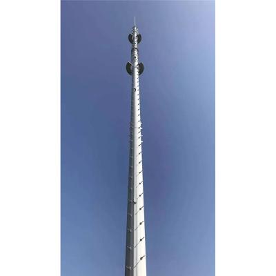 China Single Pole Steel Communication Tower Antenna Wifi Telecommunication Tower for sale