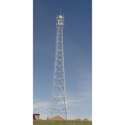 China Mobile Communication Tower 60 Meter Telecom Tower Construction GSM Base Station Radio Antenna Portable Steel Wireless Wifi Mast for sale