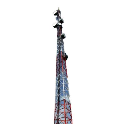 China 20 Meter 35m Wind Gauges 3leg Mobile Communication Tower Lattice Galvanized Steel Telecommunication Mast Tubular Telecom Tube Towerication Tower for sale