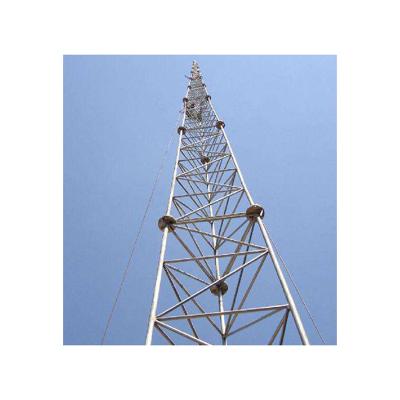 China ISP Communication Selfsupport Cellular Column 3 Leg Structure Mobile Communication Tower 45 Meter Steel Lattice Phone Tower for sale