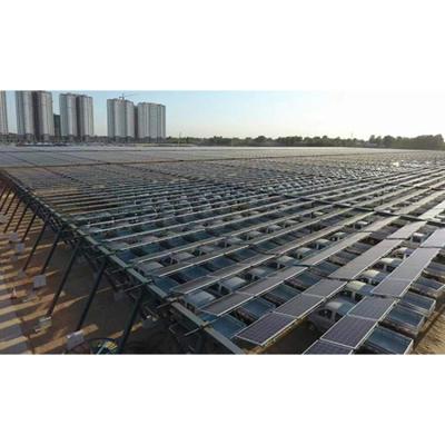 China Galvanized Steel Bracket Solar Photovoltaic Mounting Stent Hot Galvanizing Perforated Slotted Steel Profile C Channel for sale