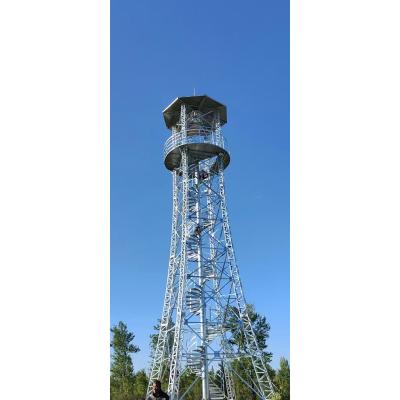 China Outdoor Chinese Supplier Prefab Corner Steel Structure Guard Watchtower For Coast for sale