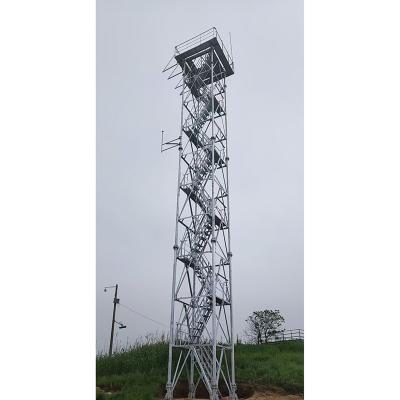 China High Quality Steel Structure Outdoor Steel Structure Forest Fire Warning Watchtower Best Selling Watchtower for sale