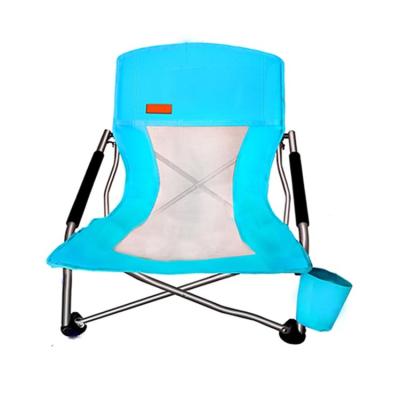 China Foldable Camping Chair Lightweight Customized Beach Lounge Garden Beach Plastic Packaging Chair for sale