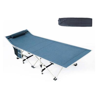 China Lightweight Foldable Travel Boosting Bed Beach Outdoor Steel Adjustable Adult Folding Cradle For Sale for sale