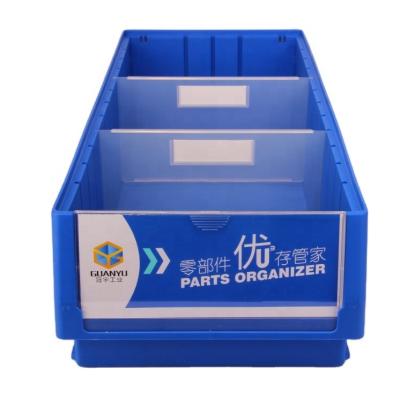 China Sustainable Warehouse Storage Plastic Tray With Dividers for sale