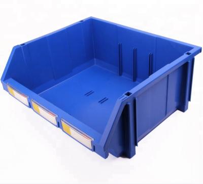 China Sustainable Load Large Capacity Plastic Storage Bins With Divider for sale