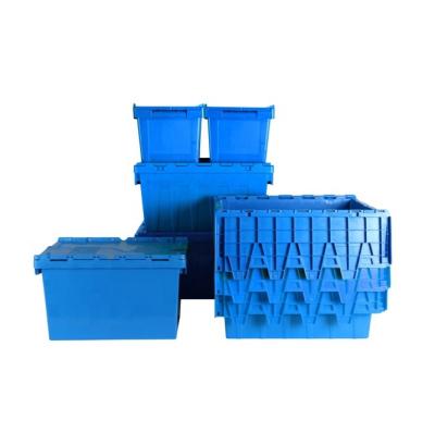 China Hot Sale Heavy Duty Plastic Collapsible Stack And Nest Collapsible Crate for sale