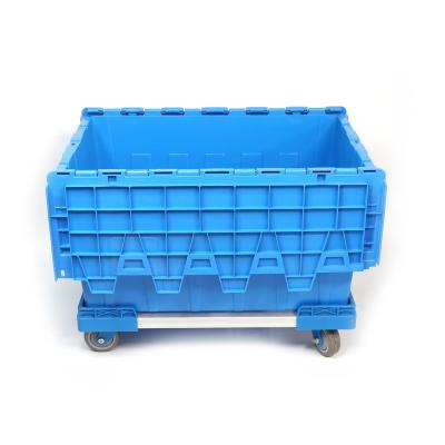 China Stack And Nest Plastic Widely Use Portable Hard Plastic Turnover Box Container /export Box for sale