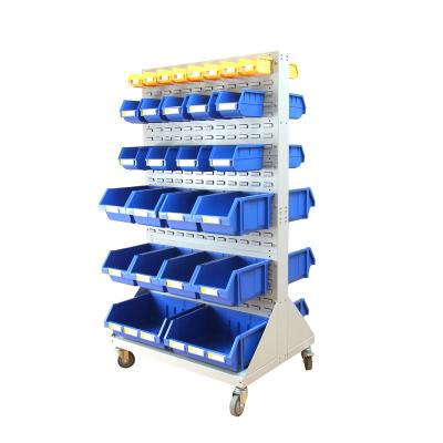 China Stackable Wall Mounted Industrial Partsbolts And Nuts Storage Bin Rack for sale