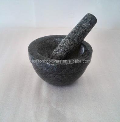 China New Design Spice Viable Stone Mortar Grinder and Pestle for sale