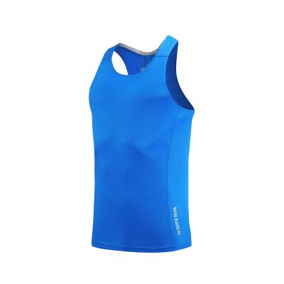 China Quick Dry 2024 High quality professional marathon athletic mens running sport tank tops for sale