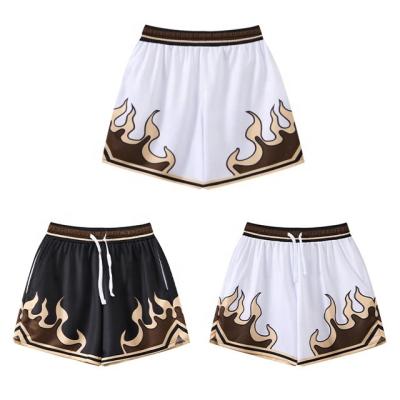 China Pants High quality quarterback printed trendy quick drying 2024 American basketball shorts for man for sale